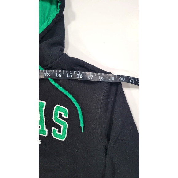 Dallas Stars NHL Hoodie Men's Small Pullover Black Green Drawstring Hood - Picture 4 of 9
